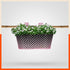 DIA Hanging Metal Pot Holders / Planters for Home / Balcony / Garden | Blush